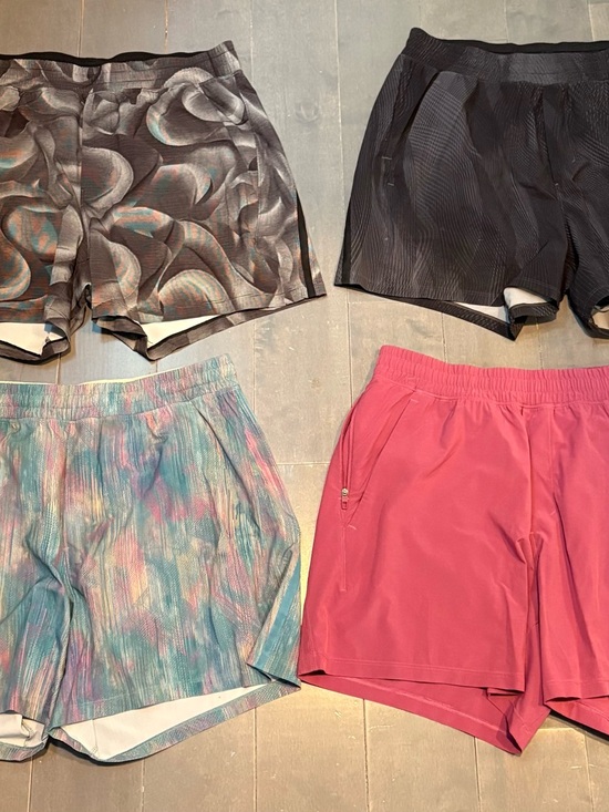 lululemon athletica Other - Lululemon Pace Breaker Linerless Shorts 5” Men’s Large — Bundle of 4